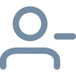 User Minus SVG Icon